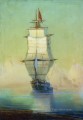 barco en paz Romántico Ivan Aivazovsky ruso